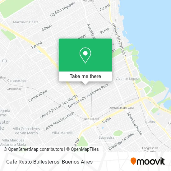 Cafe Resto Ballesteros map