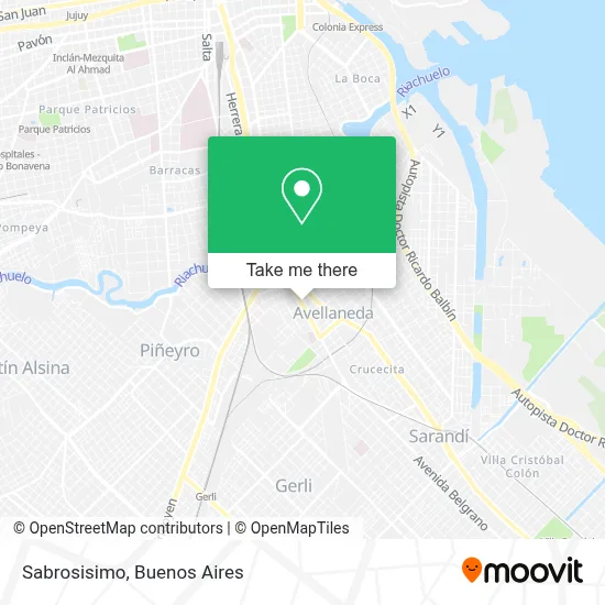 Sabrosisimo map