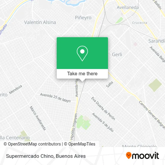 Supermercado Chino map
