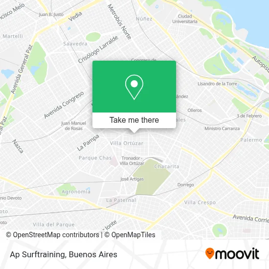 Ap Surftraining map
