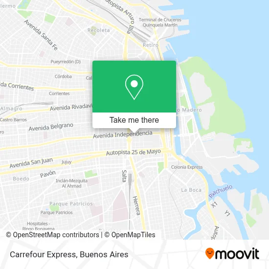 Carrefour Express map