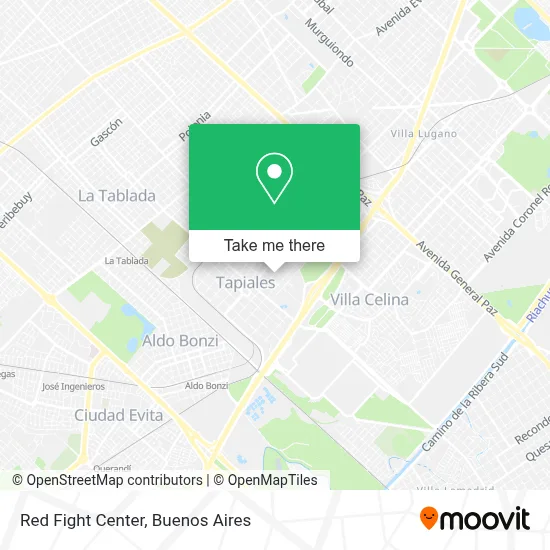 Red Fight Center map