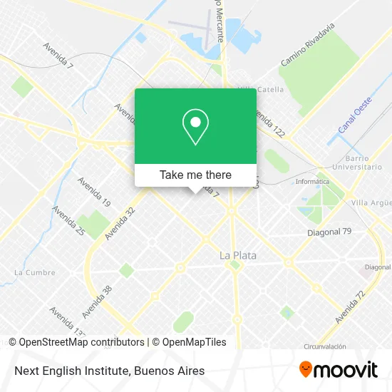 Next English Institute map