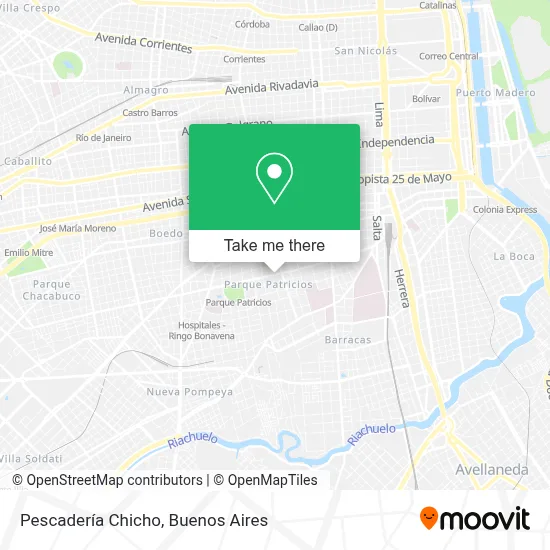 Pescadería Chicho map