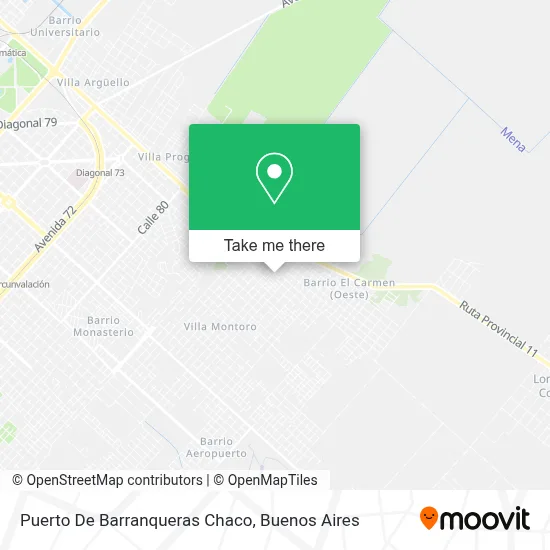 Puerto De Barranqueras Chaco map