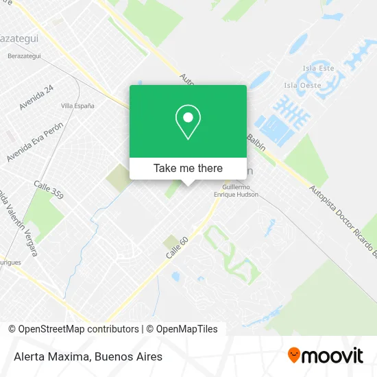 Alerta Maxima map