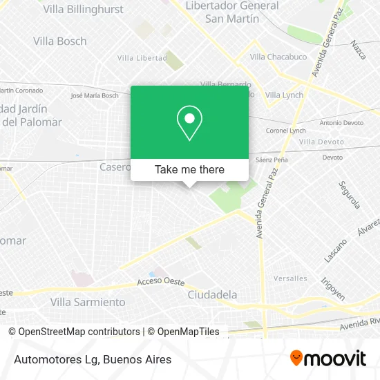 Automotores Lg map