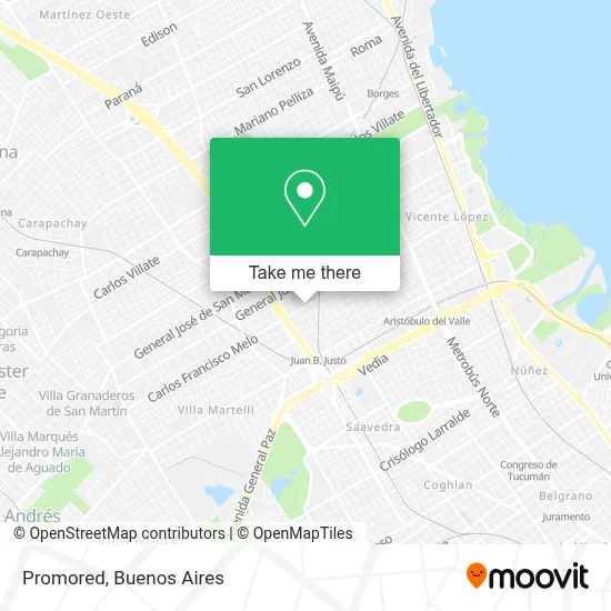 Promored map