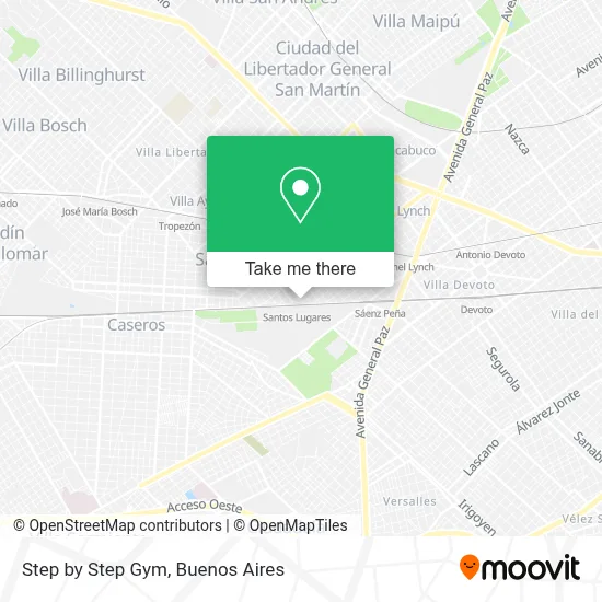 Step by Step Gym map