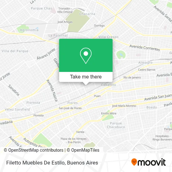 Filetto Muebles De Estilo map