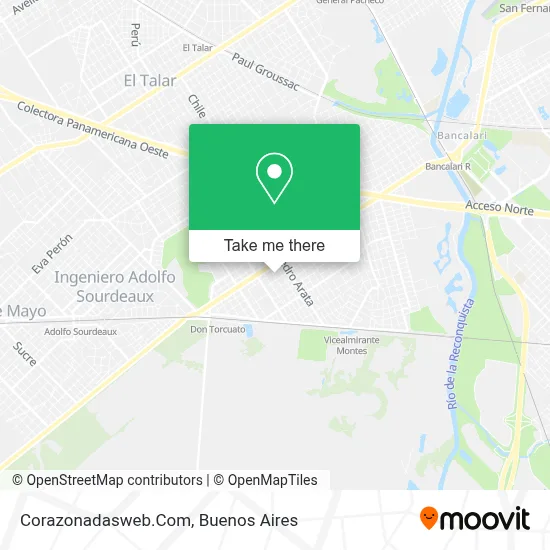 Corazonadasweb.Com map