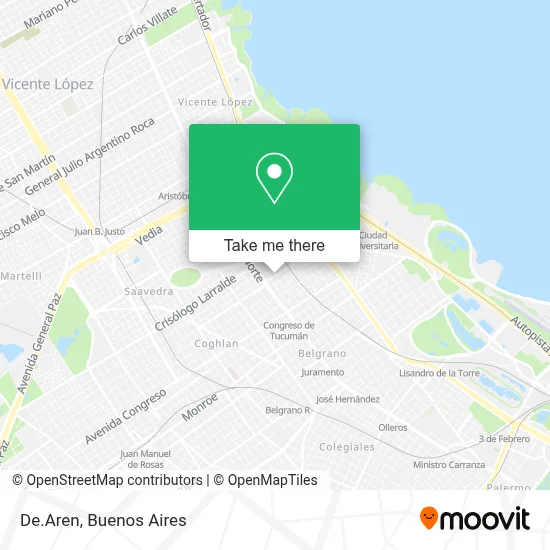 De.Aren map