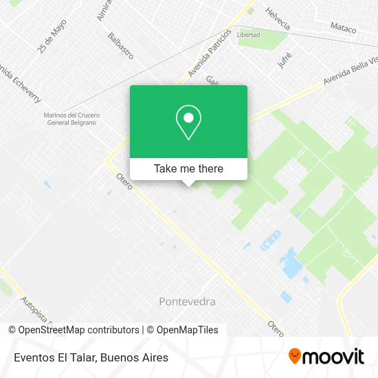 Eventos El Talar map