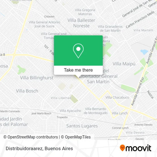 Distribuidoraarez map