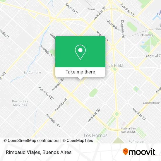 Rimbaud Viajes map