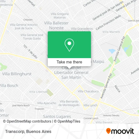 Transcorp map