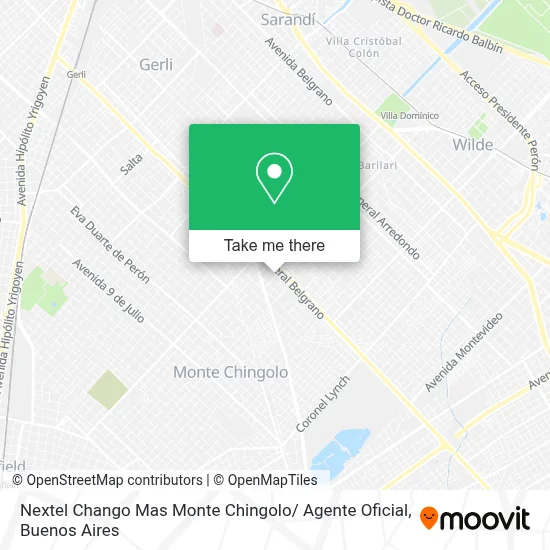 Nextel Chango Mas Monte Chingolo/ Agente Oficial map