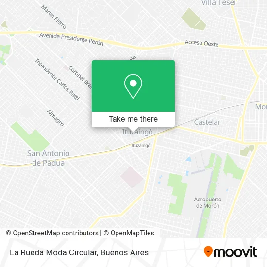La Rueda Moda Circular map