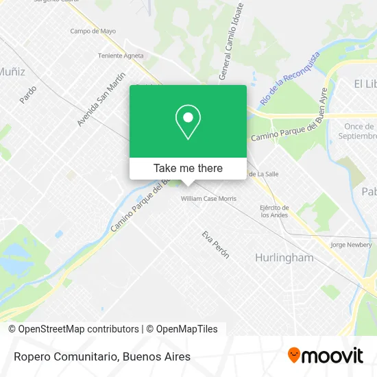 Ropero Comunitario map