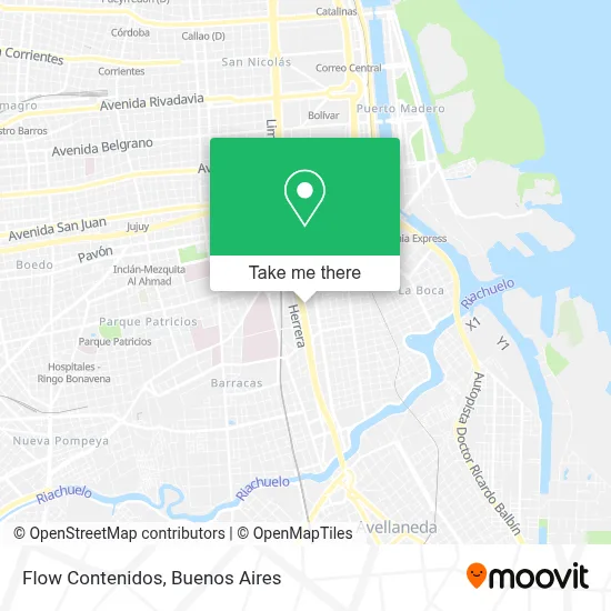 Flow Contenidos map