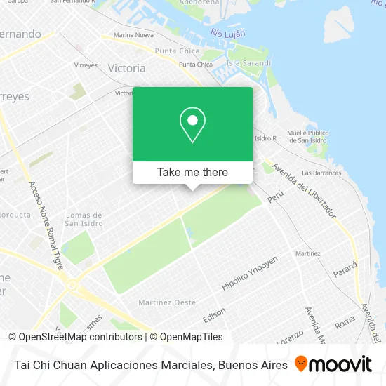 Tai Chi Chuan Aplicaciones Marciales map