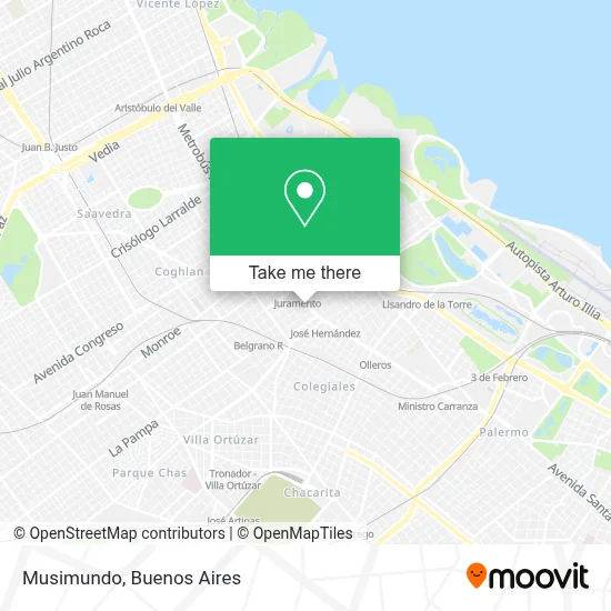 Musimundo map