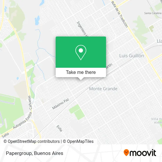 Papergroup map