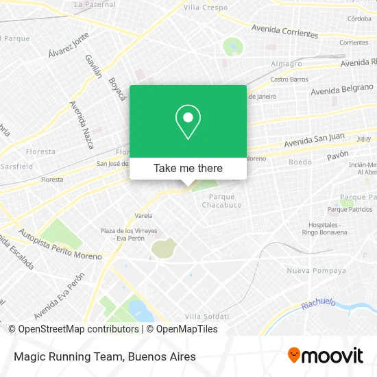 Magic Running Team map