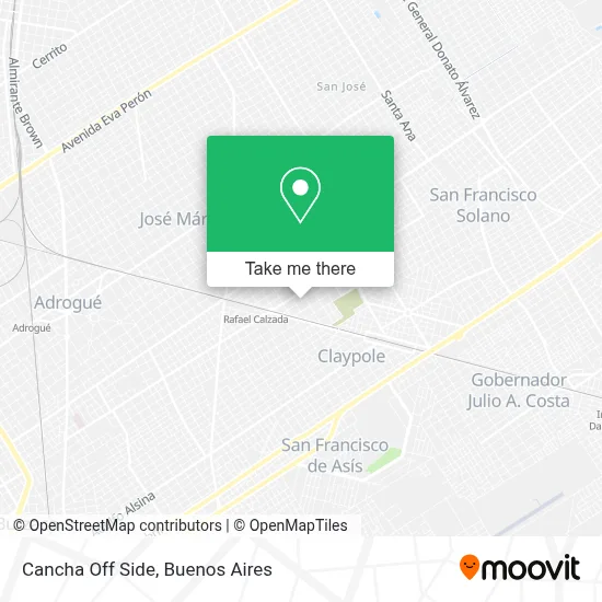 Cancha Off Side map