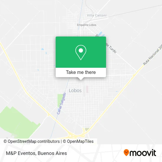 M&P Eventos map