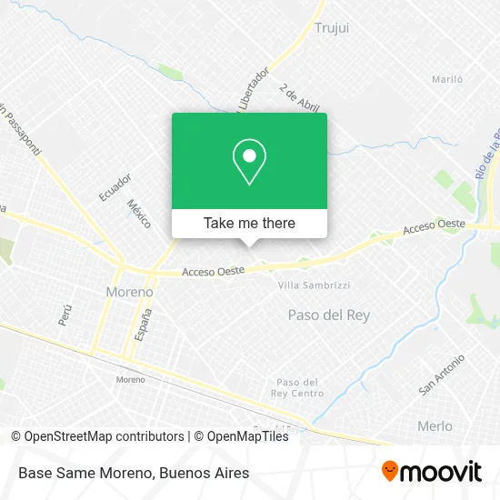 Base Same Moreno map