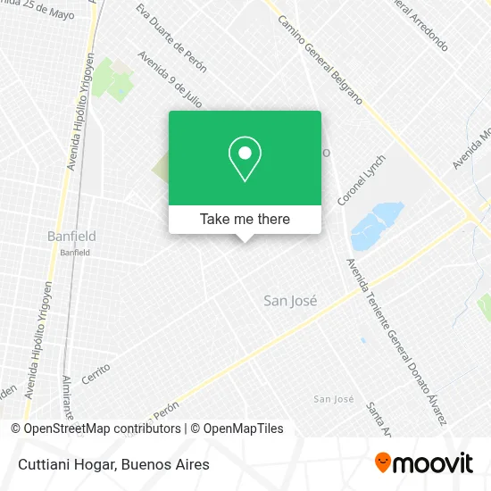 Cuttiani Hogar map