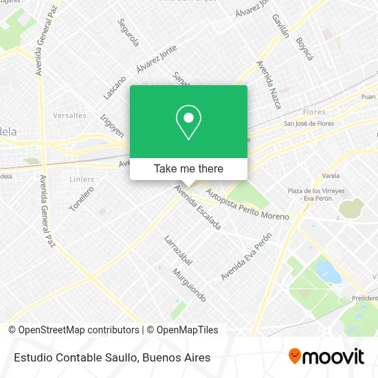 Estudio Contable Saullo map