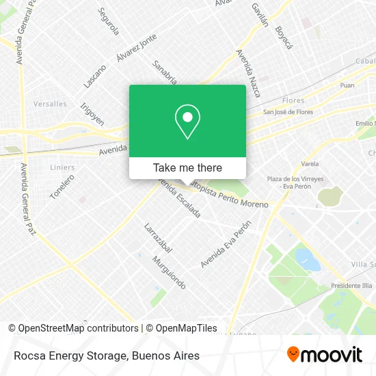 Rocsa Energy Storage map