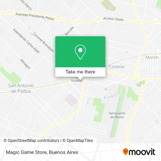 Magic Game Store map