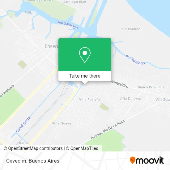 Cevecim map