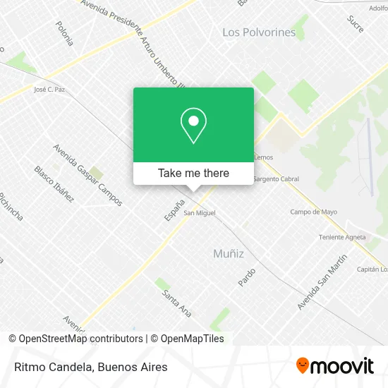 Ritmo Candela map
