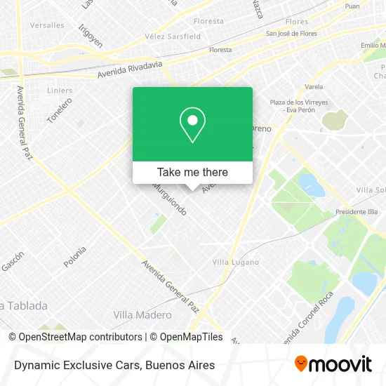 Dynamic Exclusive Cars map