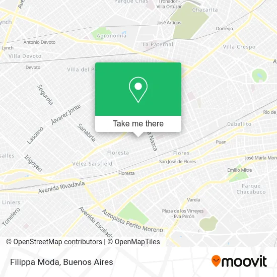 Filippa Moda map