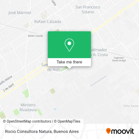 Rocio Consultora Natura map