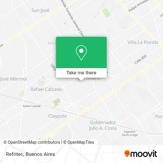 Refritec map