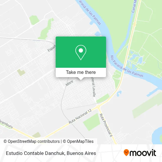 Estudio Contable Danchuk map