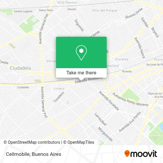 Cellmobile map