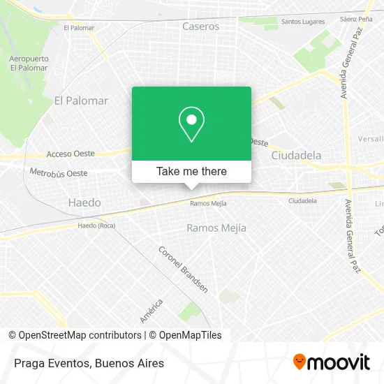 Praga Eventos map