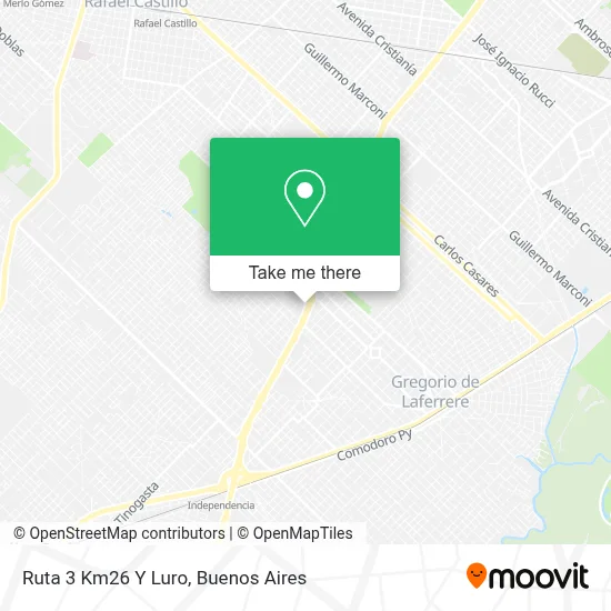 Ruta 3 Km26 Y Luro map