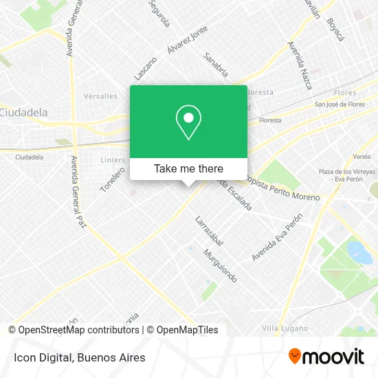 Icon Digital map