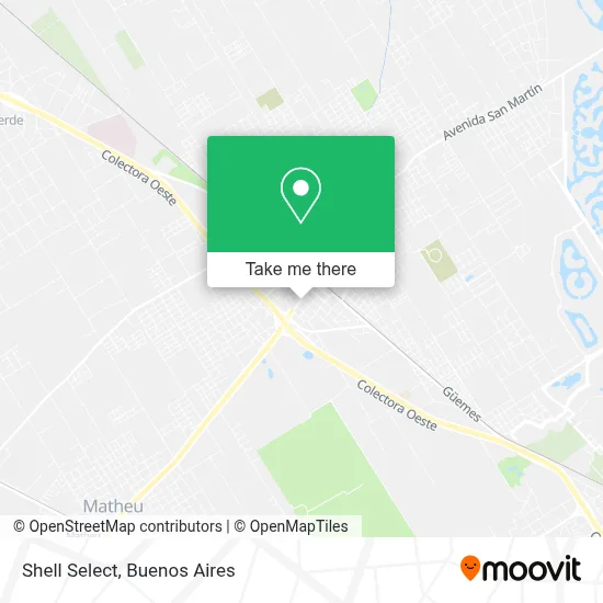 Shell Select map