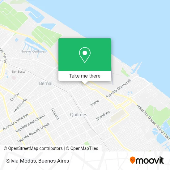 Silvia Modas map