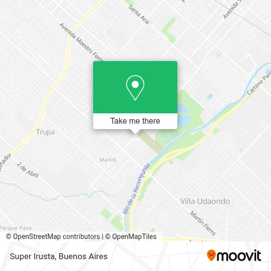 Super Irusta map