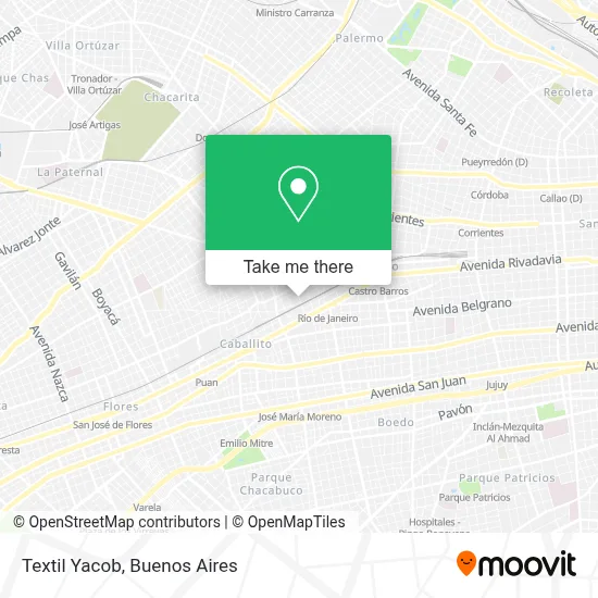 Textil Yacob map
